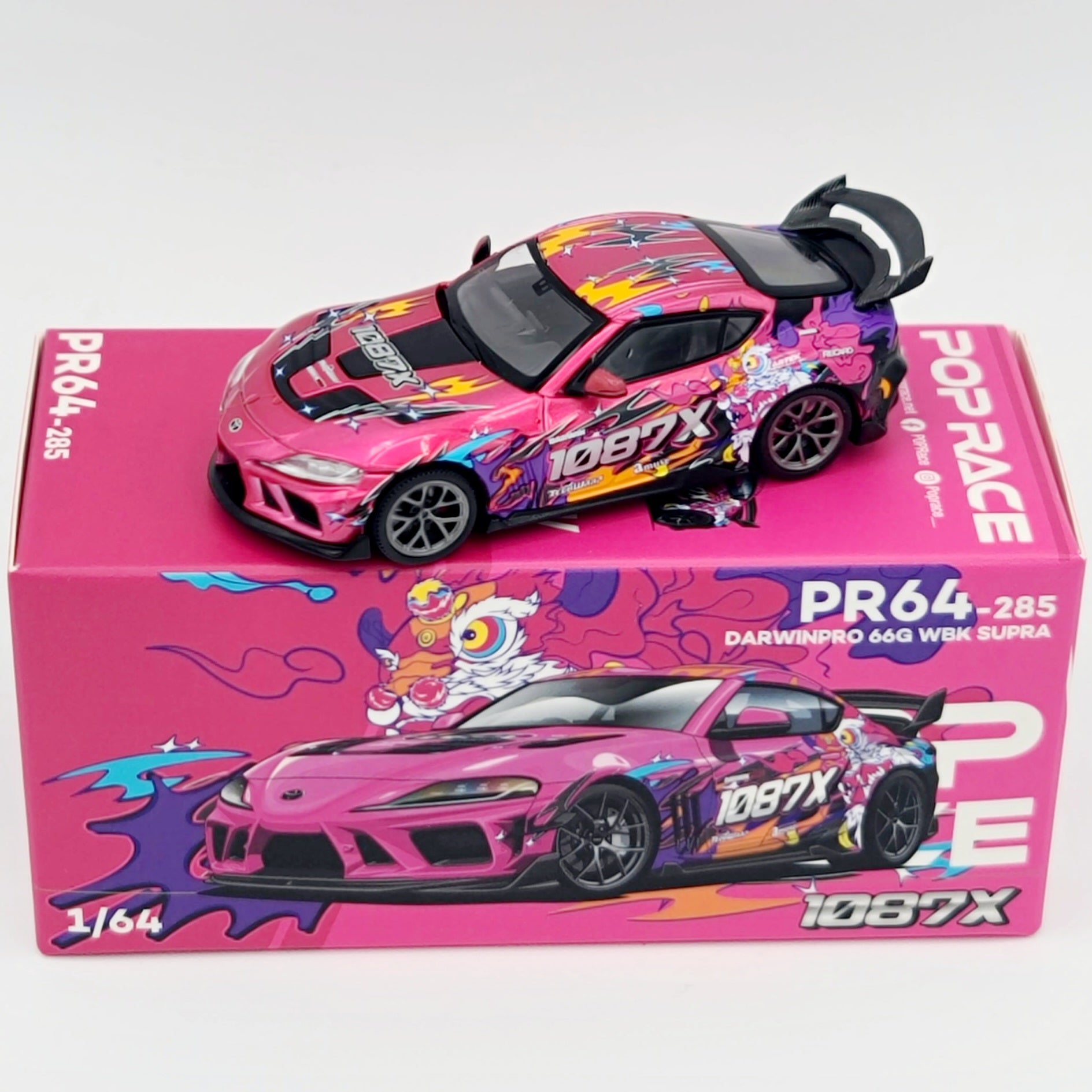 Pop Race Darwinpro 66G WBK Toyota Supra - 1:64 (2025 Limited Edition)
